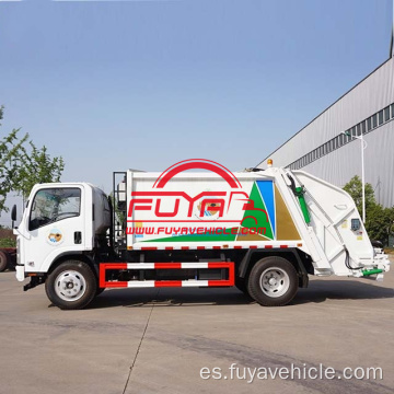 Isuzu 8cbm camión de compresión de basura